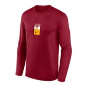 USC Trojans Men's Nike Cardinal SC Interlock Legend Front Back Stack Long Sleeve T-Shirt